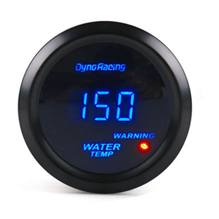 Car Modified 12V Universal 52mm Blue Light Digital Display Meter, Voltmeter, Water Temperature Gauge, Oil Temperature Gauge, Turbo Boost Gauge BAR, Turbo Boost Gauge PSI, Tachometer