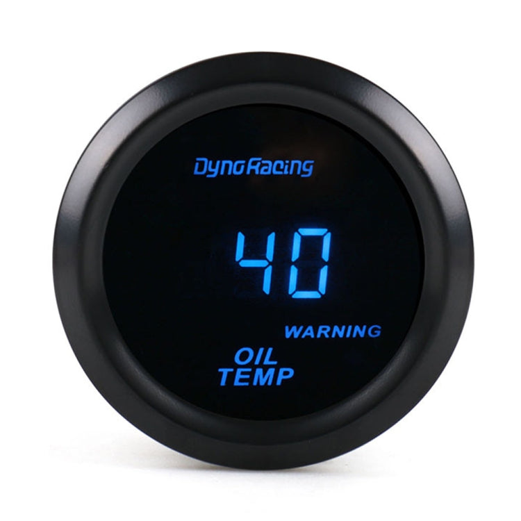 Car Modified 12V Universal 52mm Blue Light Digital Display Meter, Voltmeter, Water Temperature Gauge, Oil Temperature Gauge, Turbo Boost Gauge BAR, Turbo Boost Gauge PSI, Tachometer