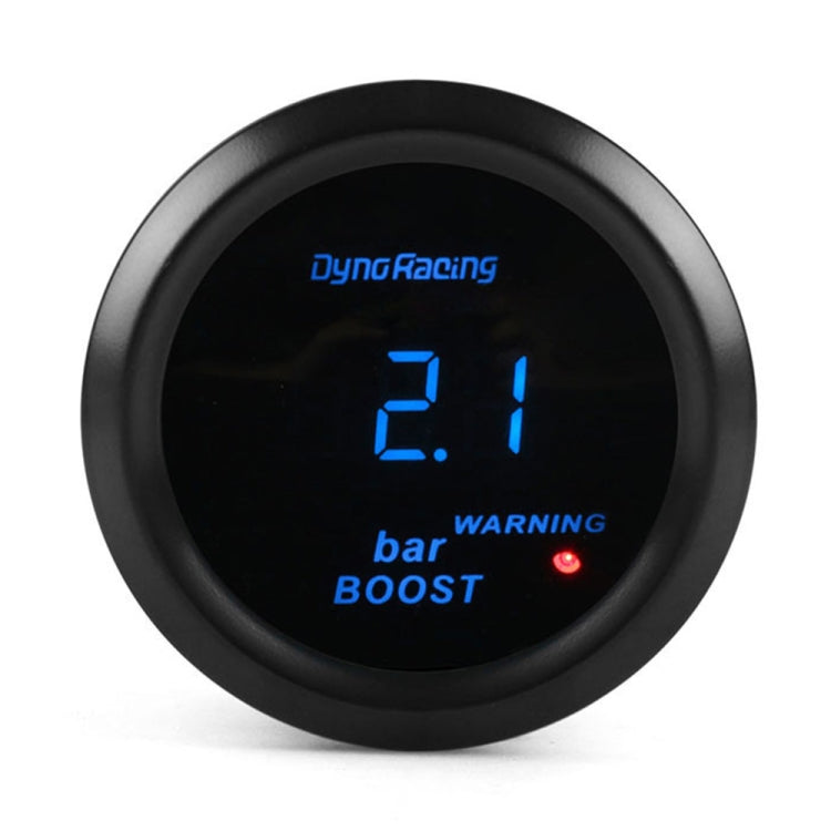 Car Modified 12V Universal 52mm Blue Light Digital Display Meter, Voltmeter, Water Temperature Gauge, Oil Temperature Gauge, Turbo Boost Gauge BAR, Turbo Boost Gauge PSI, Tachometer