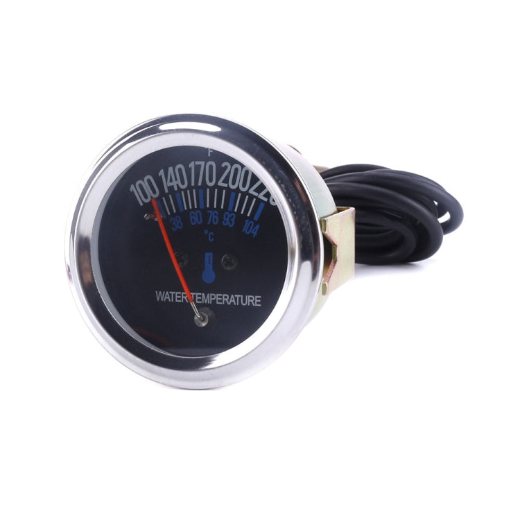 Car Modified 12V Universal 52mm Mechanical Water Temperature Gauge, Mechanical Water Temperature Gauge