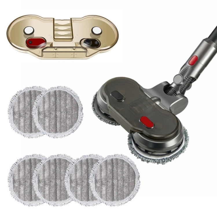 X004 Electric Mop Head Wet Towing Household Floor Cleaning Head with Water Tank, For Dyson V7 / V8 / V10 / V11
