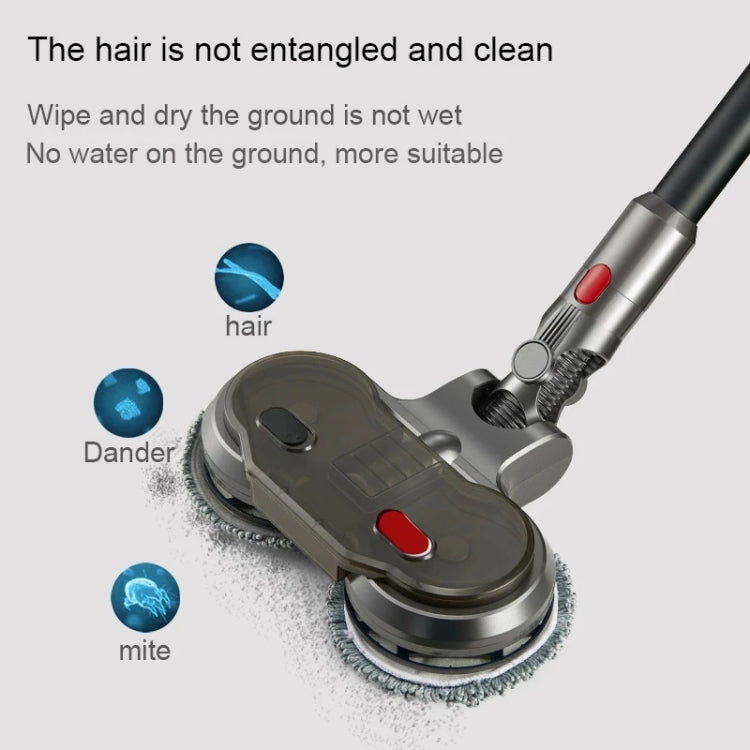 X004 Electric Mop Head Wet Towing Household Floor Cleaning Head with Water Tank, For Dyson V7 / V8 / V10 / V11