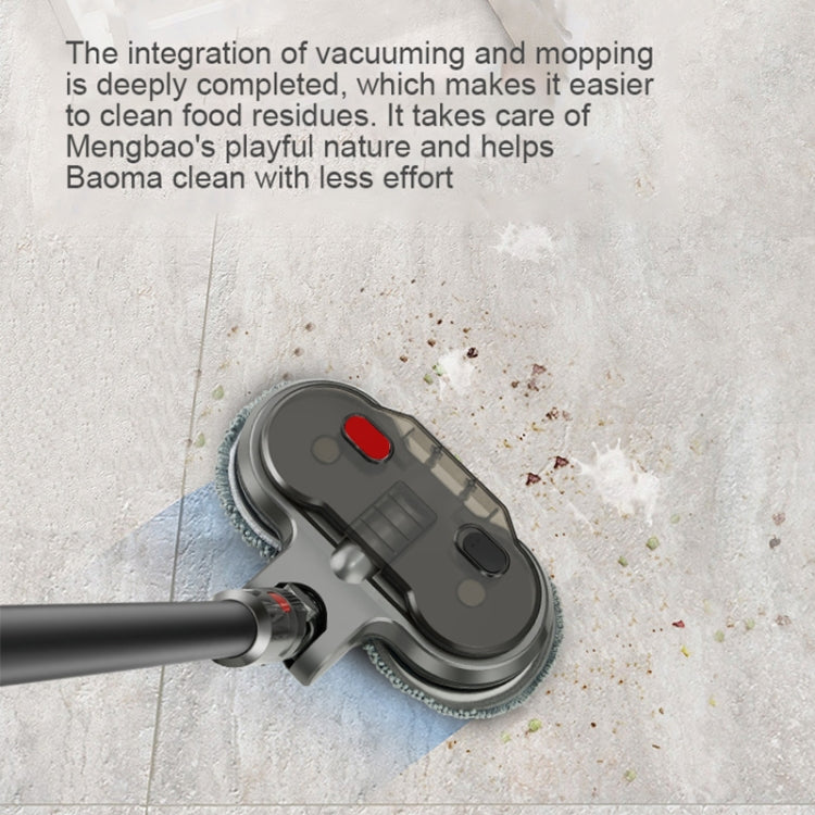 X004 Electric Mop Head Wet Towing Household Floor Cleaning Head with Water Tank, For Dyson V7 / V8 / V10 / V11