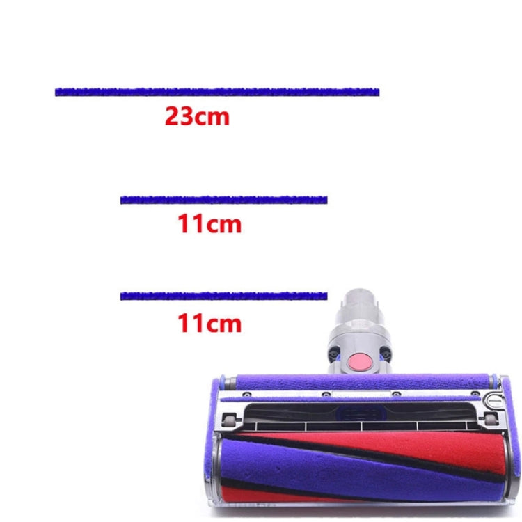 Soft Velvet Floor Brush Hose Strips For Dyson V7 / V8 / V10 / V11, 3 in 1 Velvet Strip Hose, 2 in 1 Velvet Strip