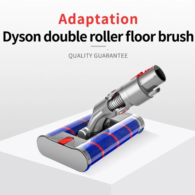 Double Roller Brush Universal Electric Floor Brush, For Dyson V7 / V8 / V10 / V11 23cm