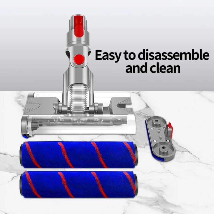 Double Roller Brush Universal Electric Floor Brush, For Dyson V7 / V8 / V10 / V11 23cm