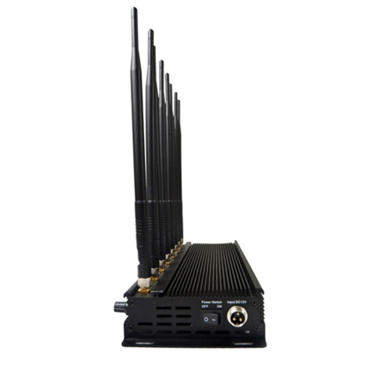 JAX-101C-8 2G 3G 4G WiFi Phone Signal Jammer with 8 Antennas, JAX-101C-8