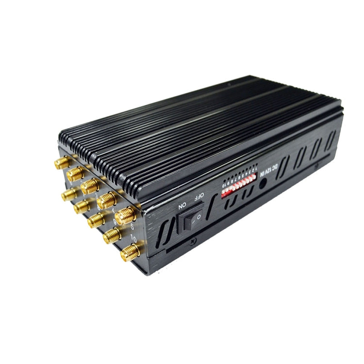 JAX-121A-10C 2G/3G/4G/WIFI/GPS/LOJACK Mobile Signal Jammer with Remote Control, JAX-121A-10C