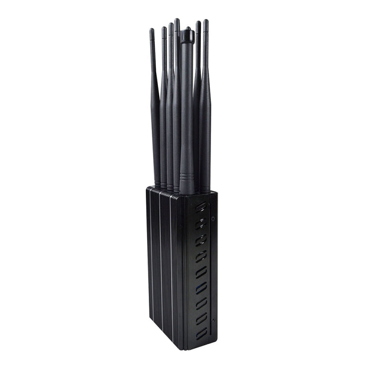 JAX-121A-10D 2G/3G/4G/WIFI/GPS/LOJACK/UHF/VHF 10 Antennas Mobile Signal Jammer, JAX-121A-10D