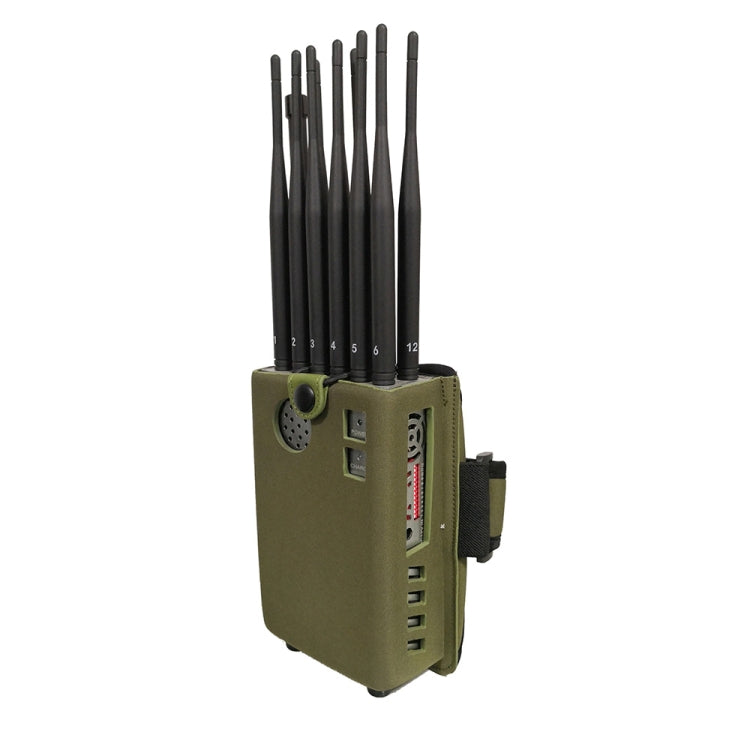 JAX-121A-12B 2G/3G/4G/WIFI/GPS/LOJACK Mobile Signal Jammer with Remote Control, JAX-121A-12B