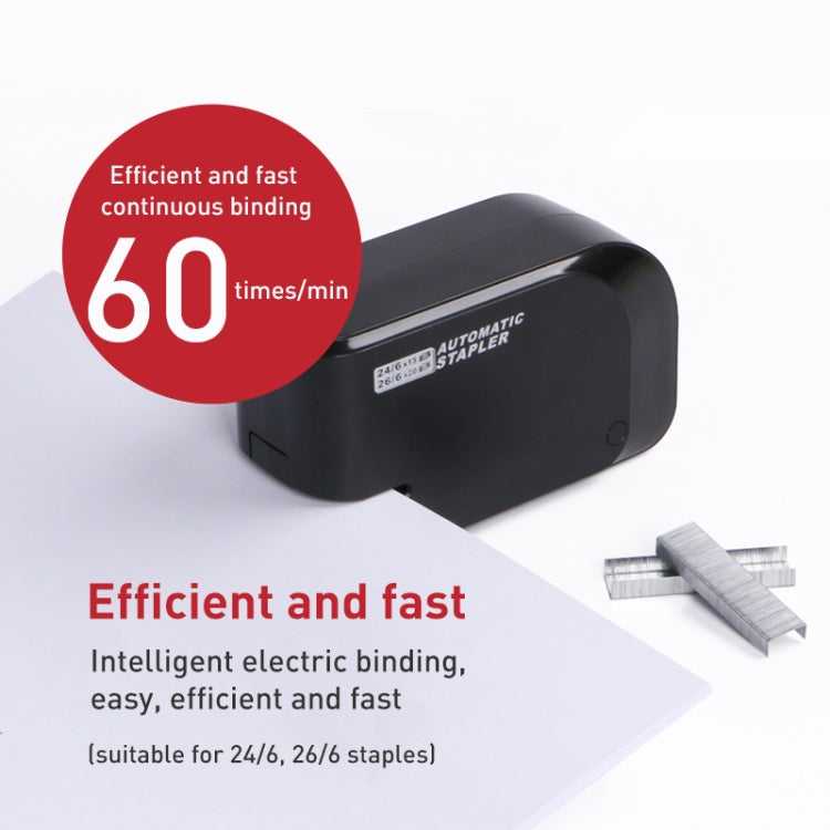 Electric Induction Stapler Automatic Office Bookbinding with 5 Boxes of Staples