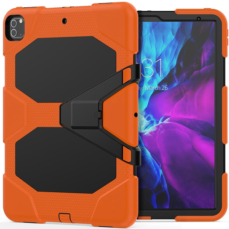For iPad Pro 12.9 inch (2020) Shockproof Colorful Silicon + PC Protective Case with Holder & Shoulder Strap & Hand Strap & Pen Slot, For iPad Pro 12.9 inch (2020)