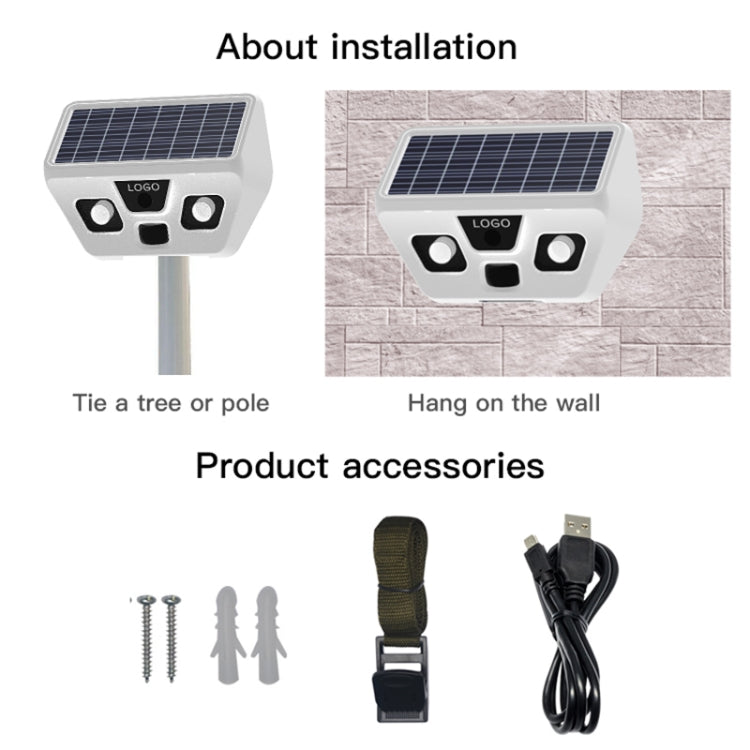 HS2180 Solar Garden Lamp with Night Vision Monitoring Function