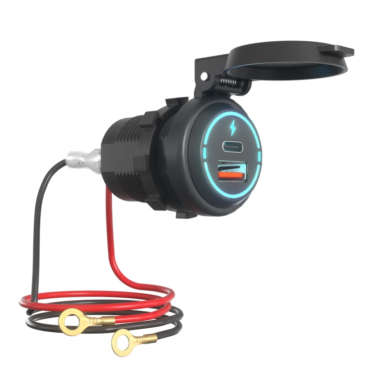 ZH-1786A2 QC3.0 USB-A + Type-C Dual Interface Car Charger, Cable Length: 60cm, ZH-1786A2