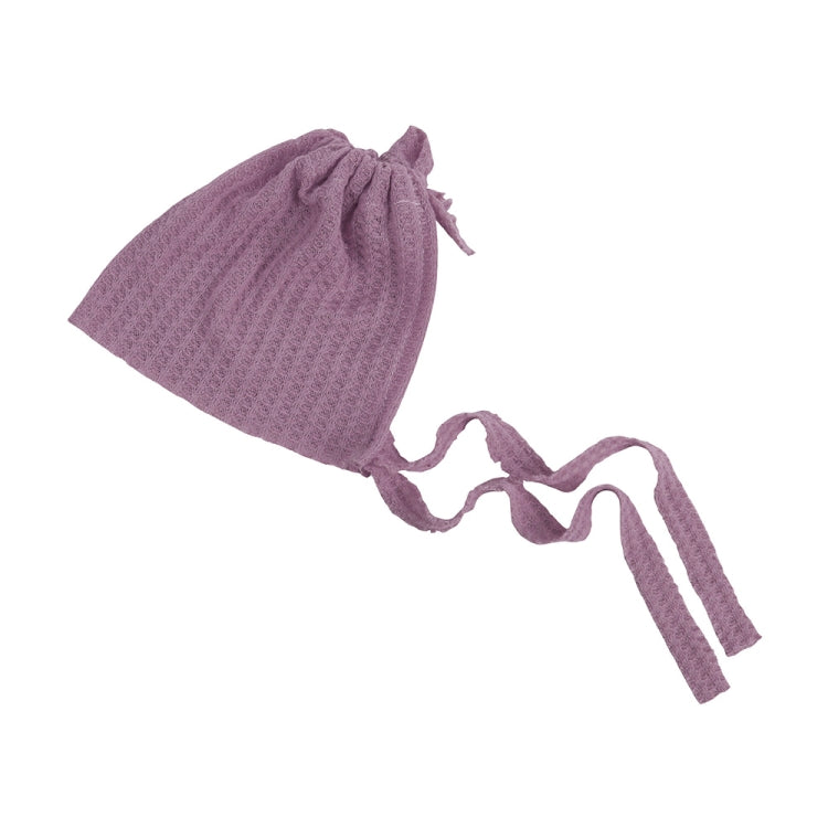 Elastic Fabric Newborn Baby Cute Cap with Strap