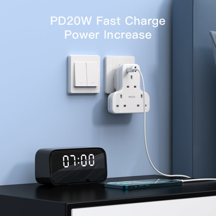Yesido MC-15 PD+QC 3.0 3250W Home High Power Fast Charging Socket, MC-15