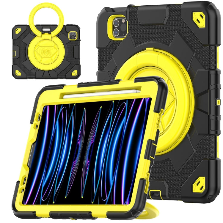 Spider Rotation Handle Silicone Hybrid PC Tablet Case, For iPad Pro 11 2022 / 2021 / 2020