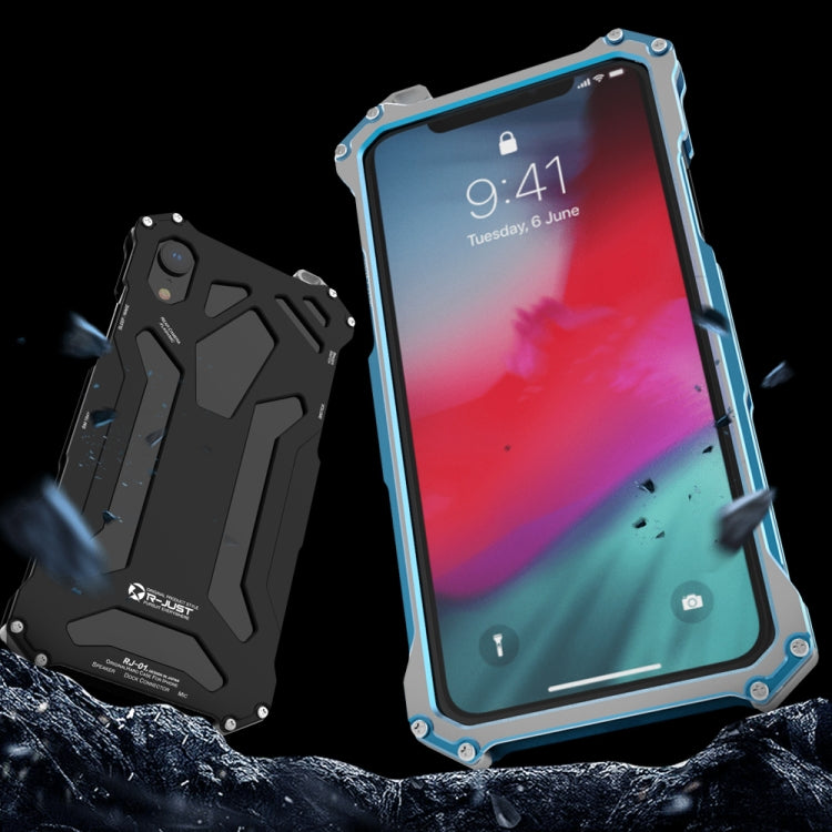 R-JUST Shockproof Dustproof Armor Metal Protective Case, For Samsung Galaxy S10 5G, For Samsung Galaxy S20+ 5G, For Samsung Galaxy S20 Ultra 5G, For Samsung Galaxy Note9, For Samsung Galaxy S8, For Samsung Galaxy S8+, For iPhone SE 2022 / SE 2020 / 8 /...