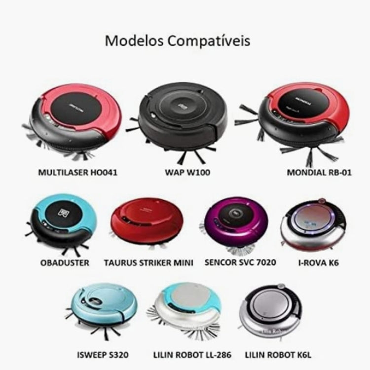 4 in 1 Sweeping Robot Side Brush Mop Filter Kit For ISWEEP S320, 4 in 1