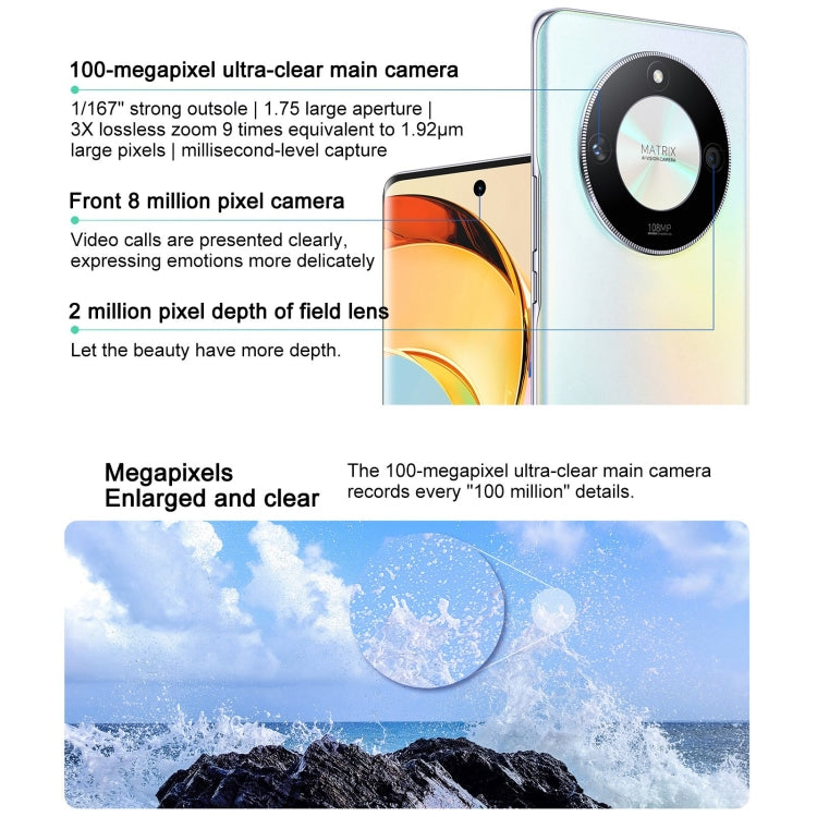 Honor X50 5G, 108MP Camera, 6.78 inch MagicOS 7.1.1 Snapdragon 6 Gen1 Octa Core up to 2.2GHz, Network: 5G, OTG, Not Support Google Play, 8GB+128GB, 8GB+256GB, 12GB+256GB, 16GB+512GB