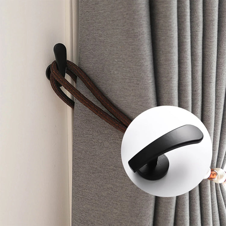 Thickened Flat Hook Door Handle Hook Free Punch Free Installation Curtain Wall Hook