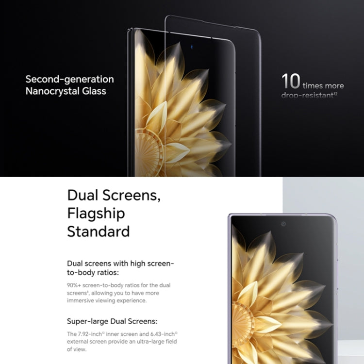 Honor Magic V2 5G, 7.92 inch + 6.43 inch MagicOS 7.2 Snapdragon 8 Gen2 Octa Core up to 3.36GHz, Network: 5G, OTG, Not Support Google Play, 16GB+256GB, 16GB+512GB