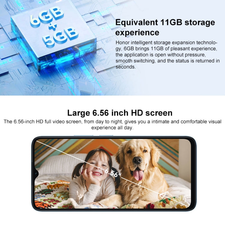 Honor Play 40C 5G, 6.56 inch MagicOS 7.1 Snapdragon 480 Plus Octa Core up to 2.2GHz, Network: 5G, Not Support Google Play, 6GB+128GB