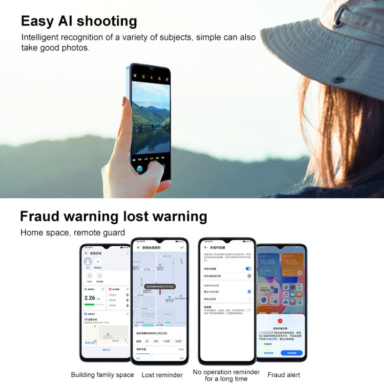Honor Play 40C 5G, 6.56 inch MagicOS 7.1 Snapdragon 480 Plus Octa Core up to 2.2GHz, Network: 5G, Not Support Google Play, 6GB+128GB