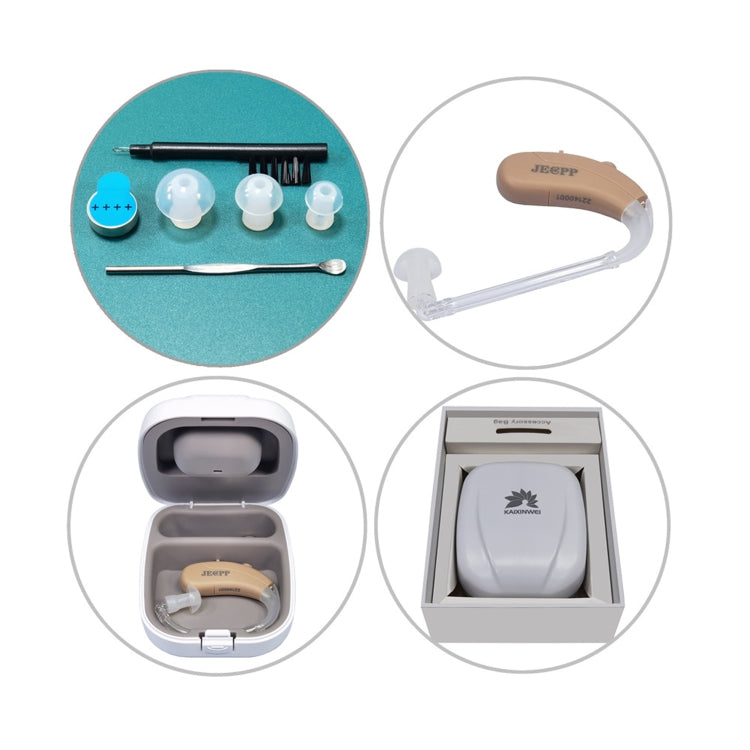KAIXINWEI B145 DC3.7V Earhook Hearing Aid Sound Amplifier, B145