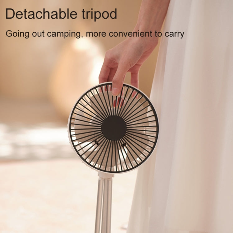 DQ213 4000mAh Outdoor Portable Camping Fan Tent Hanging Vertical Light, DQ213 (White), DQ213 (Black Grey)