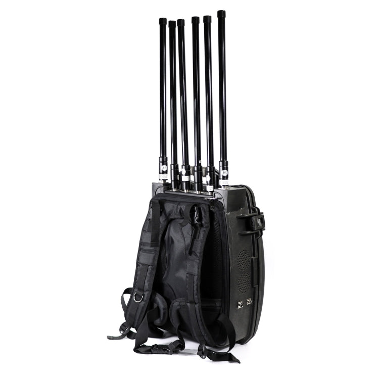 JAX-101F-6 120W High Power 6-way UAV Signal Jammer, JAX-101F-6