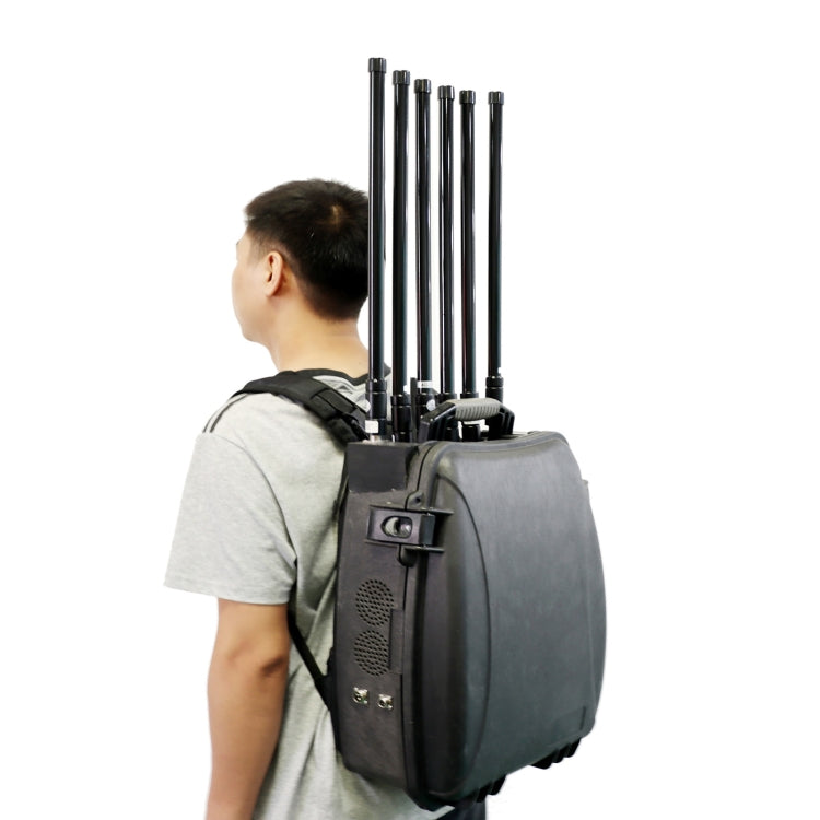 JAX-101F-6 120W High Power 6-way UAV Signal Jammer, JAX-101F-6