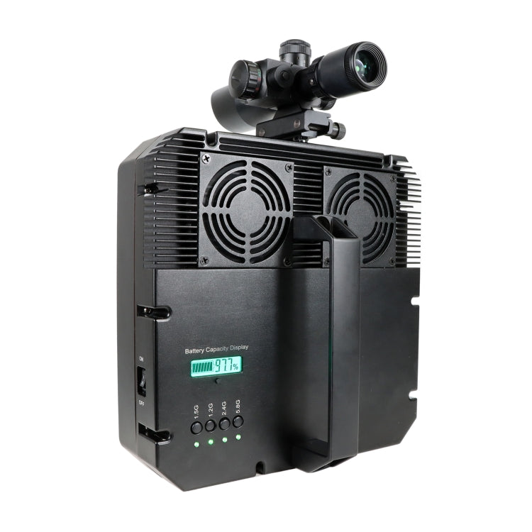JAX-D5 2.4G/5.8GHz/GPSL1+GPSL2/L5/868/915MHZ/5.2G Handheld UAV Signal Jammer, JAX-D5