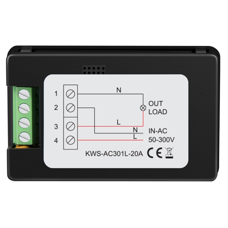 KWS-AC301L-20A 50-300V AC Digital Current Voltmeter with 485 Communication, KWS-AC301L-20A