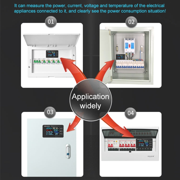 KWS-AC301L-100A 50-300V AC Digital Display Closed Current Voltmeter with 485 Communication, KWS-AC301L-100A Closed Current