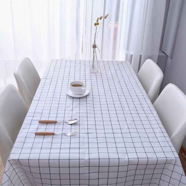 Home Tablecloth No-wash PVC Coffee Table Cloth, 137x90cm, 137x137cm, 137x152cm, 137x180cm