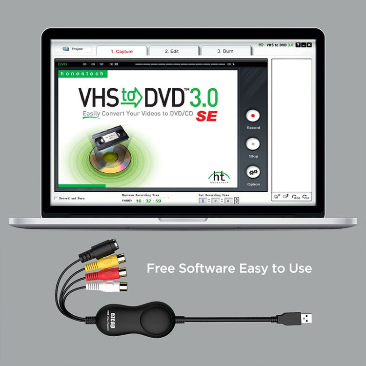 Ezcap 158A Driver-free USB2.0 UVC Video Capture Card, Ezcap 158A