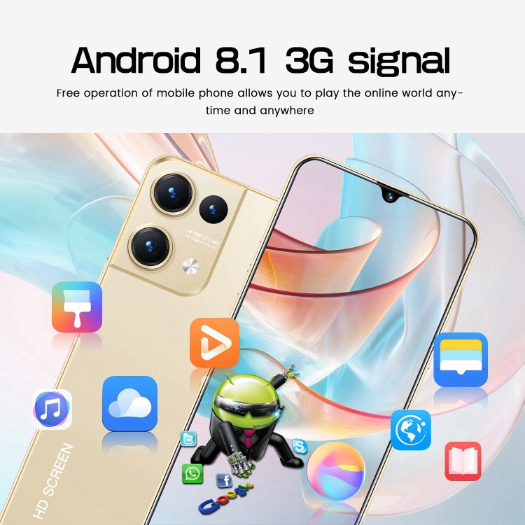 Reno9 Pro / B55, 6.49 inch Screen, Face Identification, Android 8.1 MTK6580A Quad Core, Network: 3G, OTG, Dual SIM, 2GB+16GB, i15 Pro Max / N85 1GB+16GB