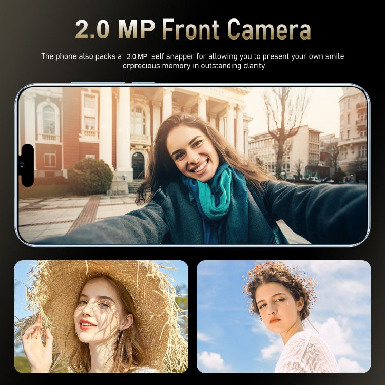 i15 Pro Max / N85, 6.1 inch Screen, Face Identification, Android 8.1 MTK6580A Quad Core, Network: 3G, Dual SIM, i15 Pro Max / N85 1GB+16GB, 1GB+16GB
