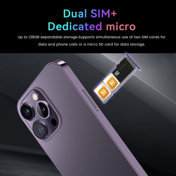 I14 Pro / N85 4G, 6.1 inch Screen, Face Identification, Android 8.1 MTK6737 Quad Core, Network: 4G, Dual SIM, I14 Pro / N85 4G 1GB+8GB