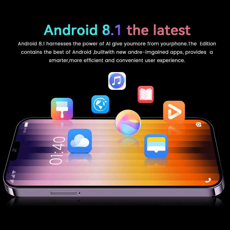 I14 Pro / N85 4G, 6.1 inch Screen, Face Identification, Android 8.1 MTK6737 Quad Core, Network: 4G, Dual SIM, I14 Pro / N85 4G 1GB+8GB