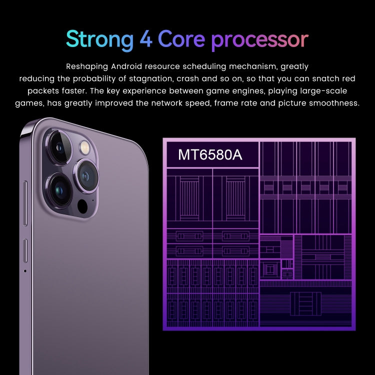I14 Pro / N85 4G, 6.1 inch Screen, Face Identification, Android 8.1 MTK6737 Quad Core, Network: 4G, Dual SIM, I14 Pro / N85 4G 1GB+8GB