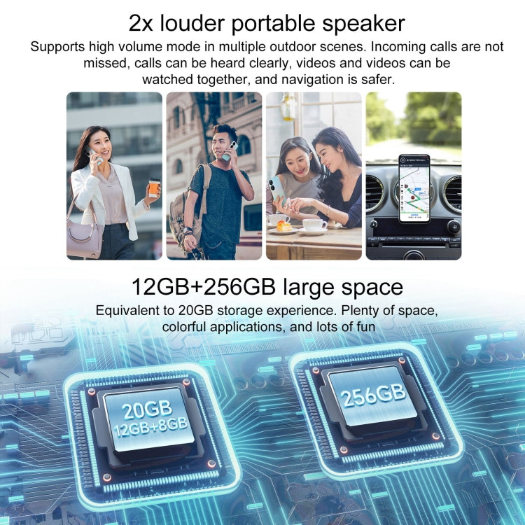 Honor Play8T, 6.8 inch MagicOS 7.2 Dimensity 6080 Octa Core up to 2.4GHz, Network: 5G, OTG, Not Support Google Play, 12GB+256GB