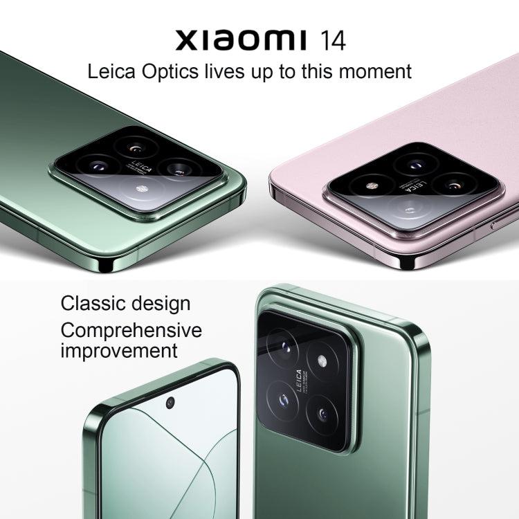 Xiaomi 14, 6.36 inch Xiaomi HyperOS Snapdragon 8 Gen 3 Octa Core 4nm up to 3.3GHz, NFC, Network: 5G, 12GB+256GB, 16GB+512GB, 16GB+1TB