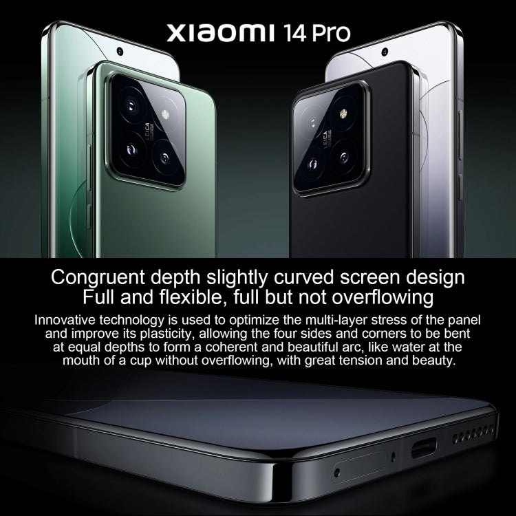 Xiaomi 14 Pro, 6.73 inch Xiaomi HyperOS Snapdragon 8 Gen 3 Octa Core 4nm up to 3.3GHz, NFC, Network: 5G, 12GB+256GB, 16GB+512GB, 16GB+1TB