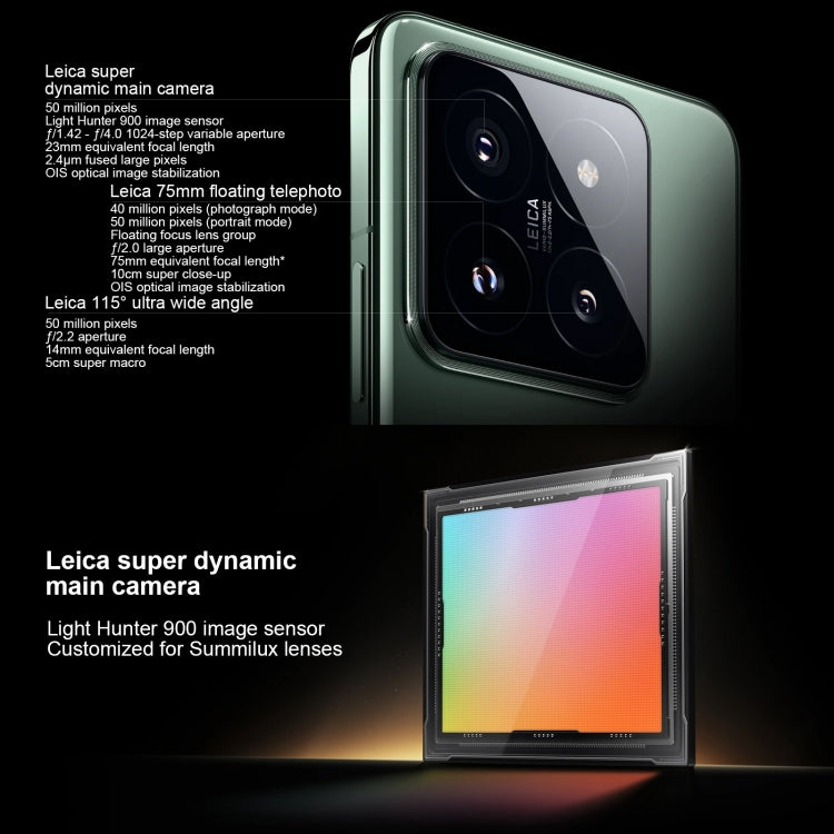 Xiaomi 14 Pro, 6.73 inch Xiaomi HyperOS Snapdragon 8 Gen 3 Octa Core 4nm up to 3.3GHz, NFC, Network: 5G, 12GB+256GB, 16GB+512GB, 16GB+1TB