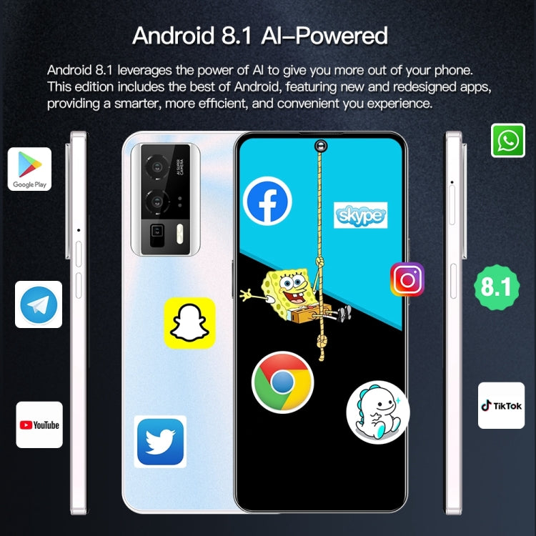 F15 Pro+ / U29, 6.53 inch Screen, Face Identification, Android 8.1 MTK6737 Quad Core, Network: 4G, OTG, Dual SIM, 3GB+32GB