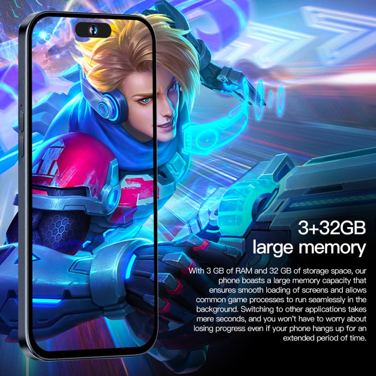 i15ProMax / U18, 6.53 inch Face Identification Android 8.1 MTK6737 Quad Core, Network: 4G, OTG, Dual SIM, 3GB+32GB
