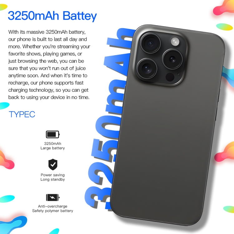 i15ProMax / U18, 6.53 inch Face Identification Android 8.1 MTK6737 Quad Core, Network: 4G, OTG, Dual SIM, 3GB+32GB