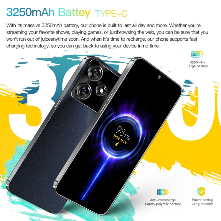 M6Pro / U30, 6.53 inch Screen, Face Identification, Android 8.1 MTK6737 Quad Core, Network: 4G, OTG, Dual SIM, 3GB+32GB